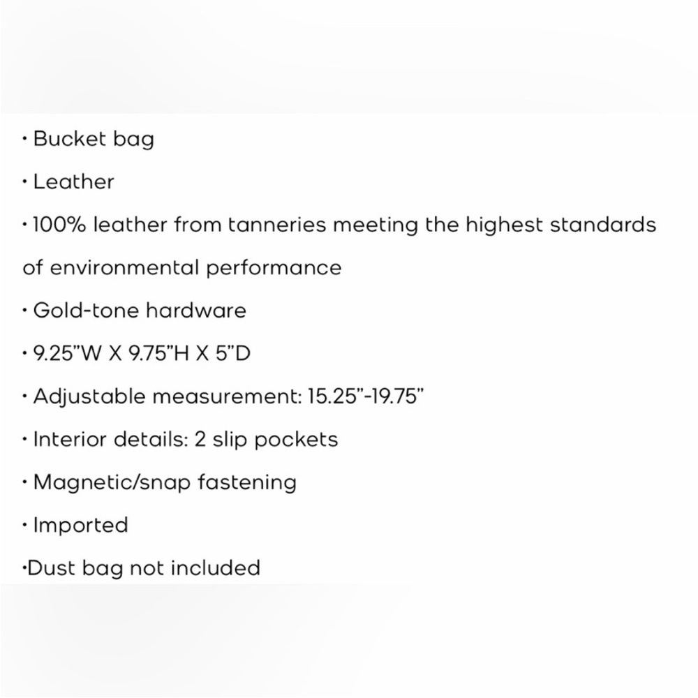 MICHAEL KORS Hamilton Legacy Messenger Bucket Bag Black NWT - Picture 10 of 10